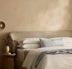 Linen Woven Icon Pillow Cover (Lumbar) - Melange Shore