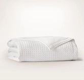 Mosaic Waffle Duvet Cover - White/White