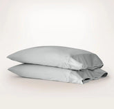 Percale Embellished Pillowcase Set - Shore/Shore Curved Edge