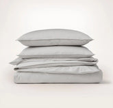 Percale Vintage Washed Duvet Set - Vintage Mist