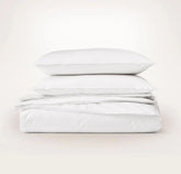 Percale Vintage Washed Duvet Set - Vintage White
