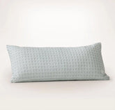 Mosaic Waffle Pillow Cover - Shore/Cream