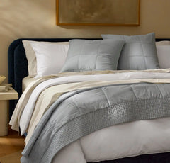 Signature Handstitched Quilted Sham - Shore