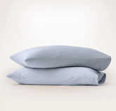 Signature Embellished Pillowcase Set - Hydrangea/White Piped Edge