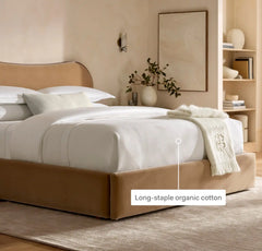 Signature Stitchline Quilt - Cream