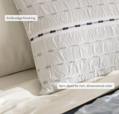 Tideline Pillow Cover (Lumbar) - Shore/Coastal Navy