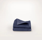 Turkish Ribbed Washcloths (Pair) - Coastal Navy