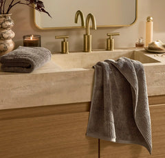Turkish Ultra Plush Hand Towels (Pair) - Walnut