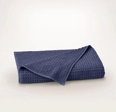 Turkish Waffle Bath Sheet - Coastal Navy