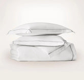 Signature Embellished Duvet Set - White/Shore Embroidered