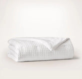 Mosaic Waffle Comforter - White/White