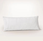 Mosaic Waffle Pillow Cover - White/White
