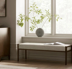 Upholstered Bench - Espresso