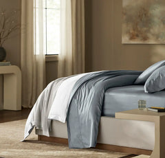 Signature Fitted Sheet - Bluestone
