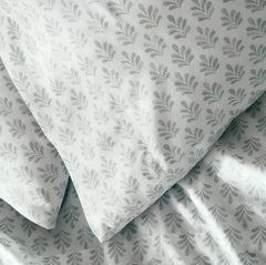 Percale Hemmed Pillowcase Set - Shore Dot Blossom