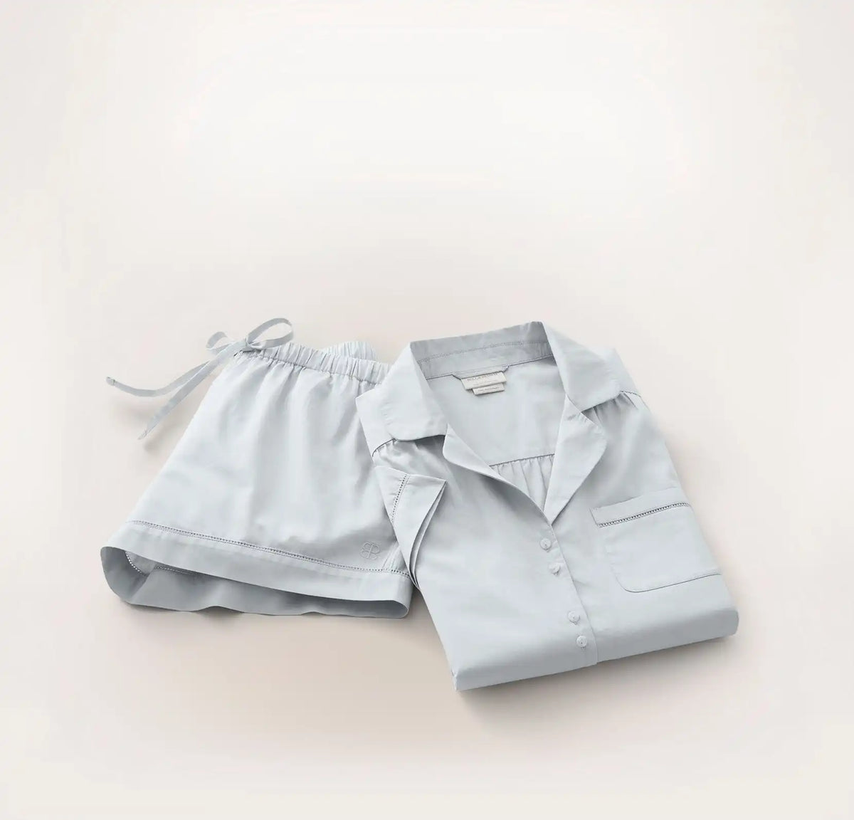 Signature Short Sleeve & Shorts Pajama Set - Sky
