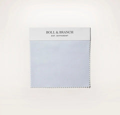 Percale Hemmed Fabric Swatch - Hydrangea
