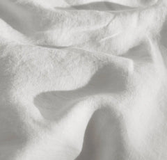 Linen Duvet Set - White