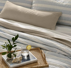 Shoreline Quilt Set - White/Seabreeze