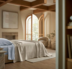 Lightweight Bed Blanket - Sand