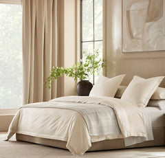 Signature Hemmed Sham - Natural