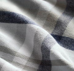 Flannel Sheet Set - Shore Heathered Plaid