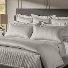 Reserve Lattice Quilt Set - Pewter