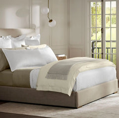 Reserve Lattice Quilt Set - White