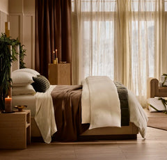 Essential Bed Blanket - Deep Camel