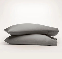 Signature Hemmed Pillowcase Set - Stone