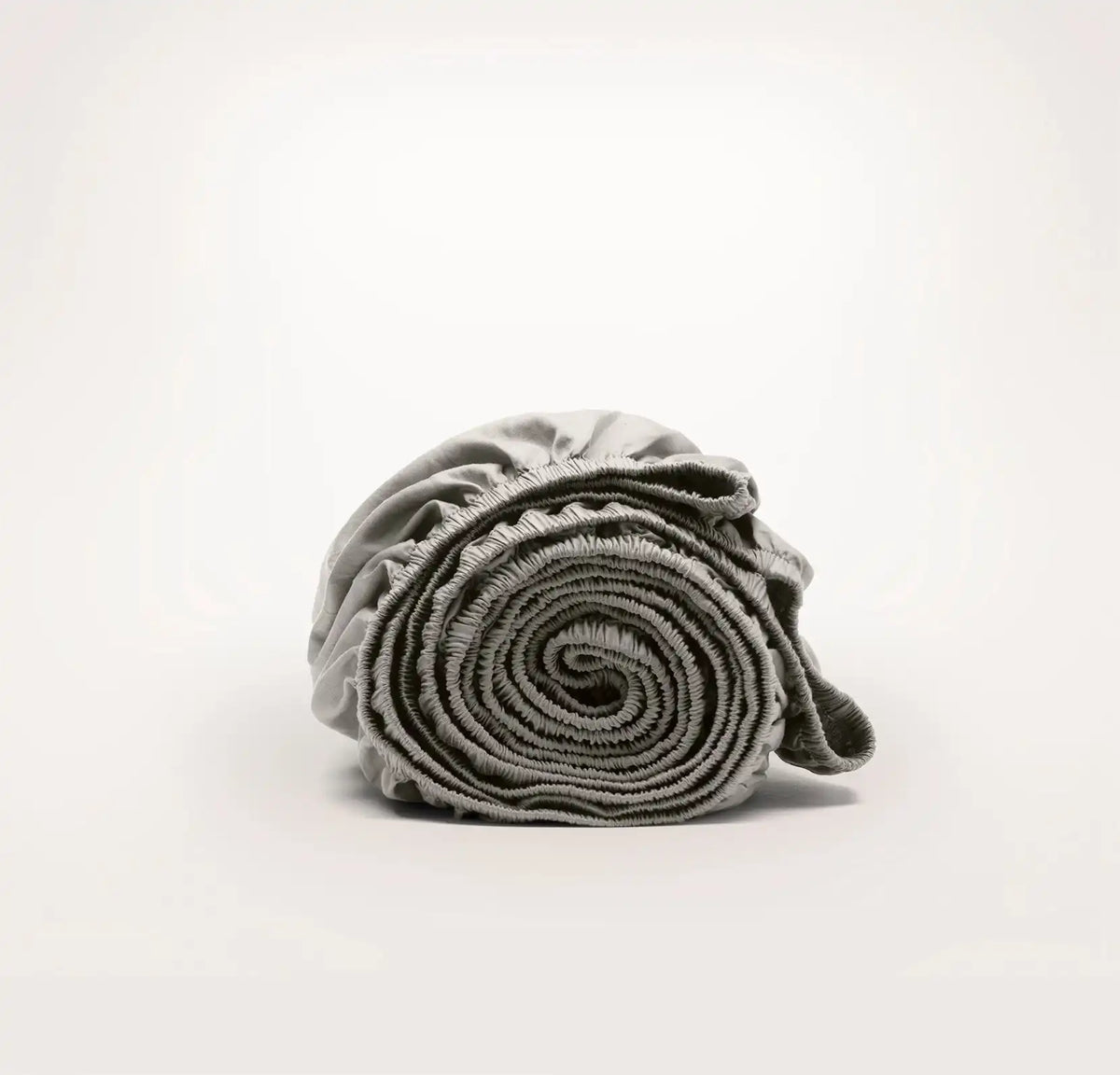 Percale Hemmed Fitted Sheet - Pewter