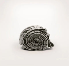Percale Hemmed Fitted Sheet - Pewter