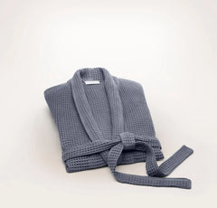Men's Waffle Robe - Mineral