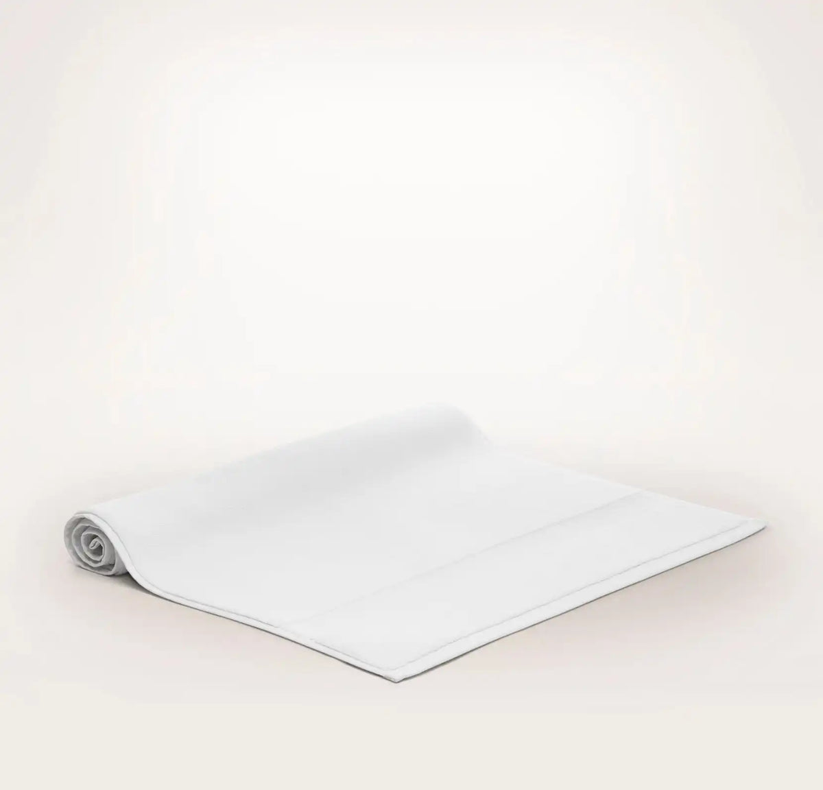 Plush Bath Mat - White