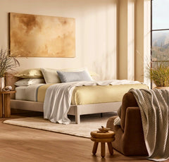 Dream Bed Blanket - White/Honey Picot