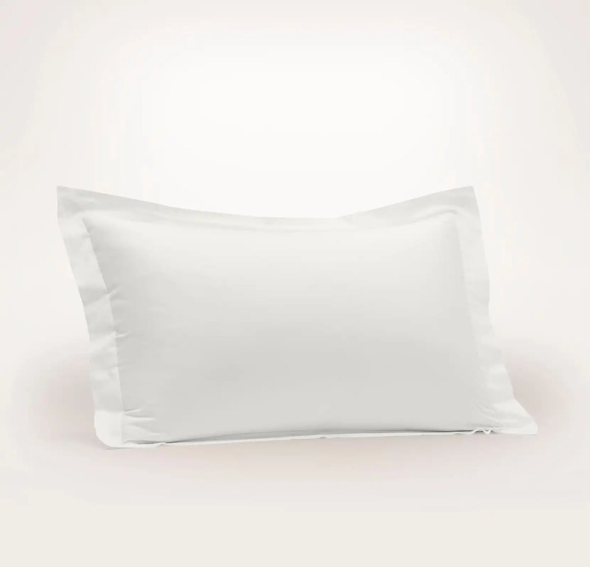 Signature Hemmed Sham - White