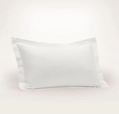 Signature Hemmed Sham - White