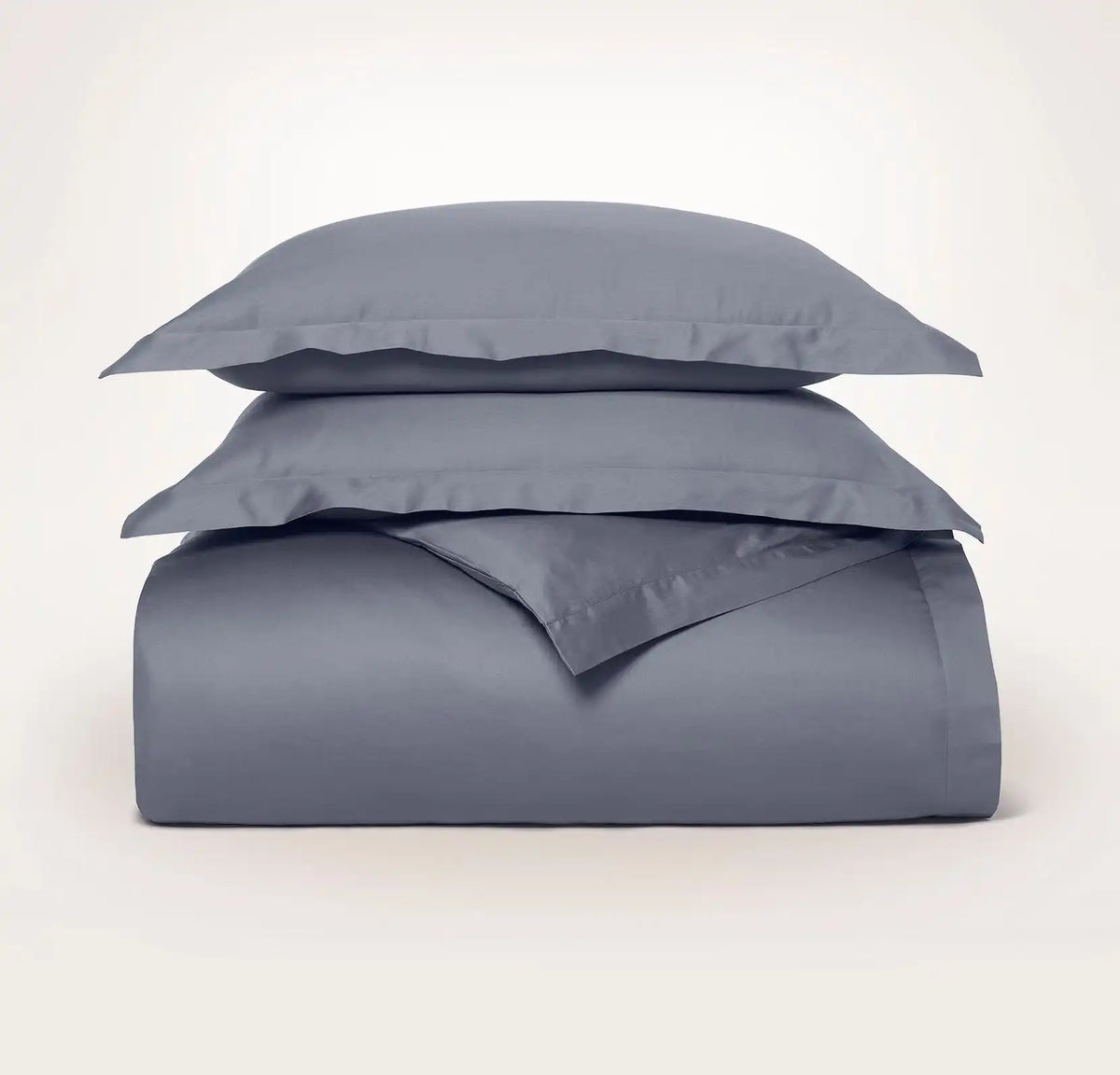 Signature Hemmed Duvet Set - Mineral