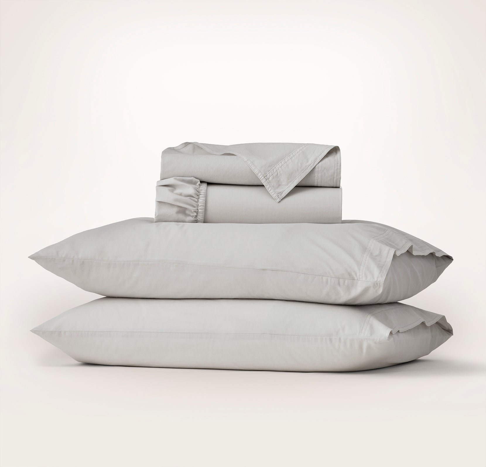 Percale Vintage Washed Sheet Set - Vintage Mist