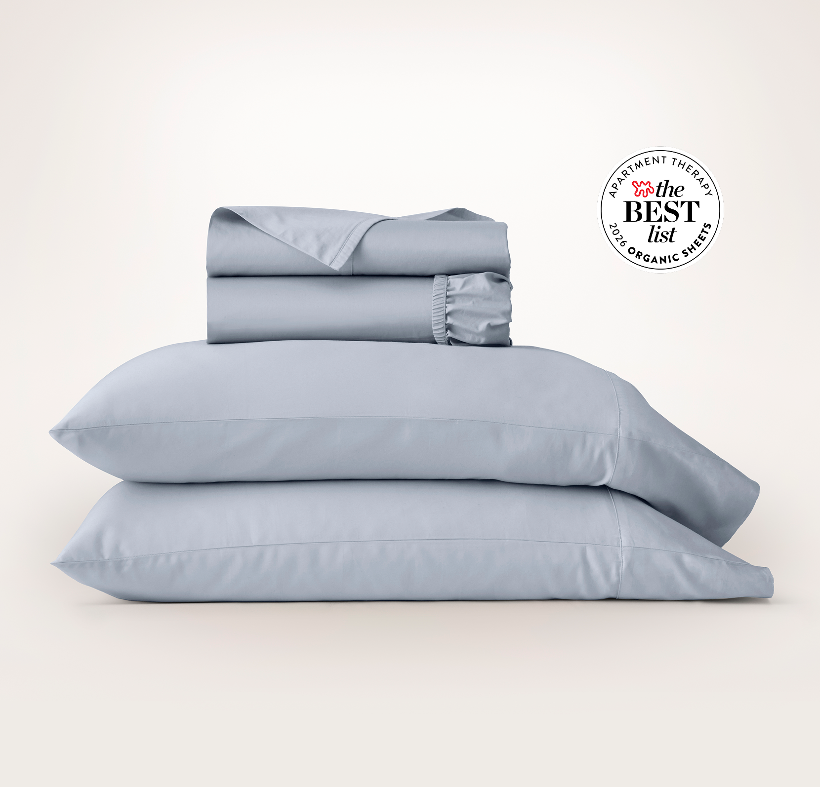 Percale Hemmed Sheet Set - Hydrangea