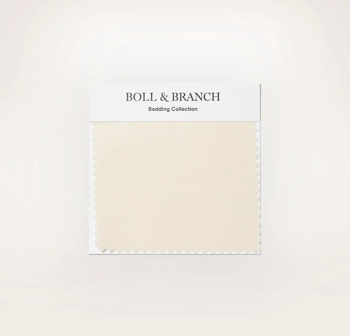 Percale Hemmed Fabric Swatch - Natural