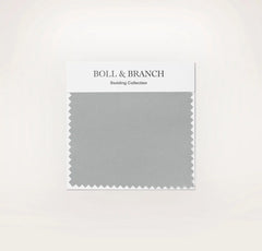 Percale Hemmed Fabric Swatch - Shore