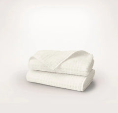 Turkish Waffle Hand Towels (Pair) - Cream
