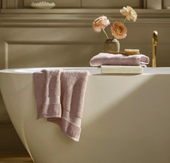 Plush Hand Towels (Pair) - Dusty Rose