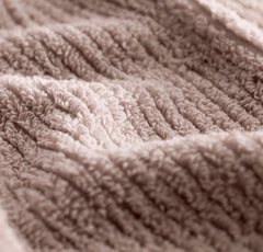 Turkish Ribbed Washcloths (Pair) - Dusty Rose
