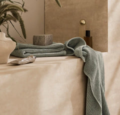 Complete Turkish Ribbed Bath Sheet Bundle