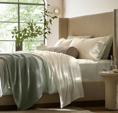 Waffle Bed Blanket - Meadow