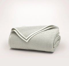 Waffle Bed Blanket - Meadow