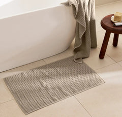 Turkish Waffle Bath Mat - Oak