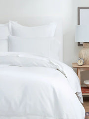Signature Hemmed Flat Sheet - White